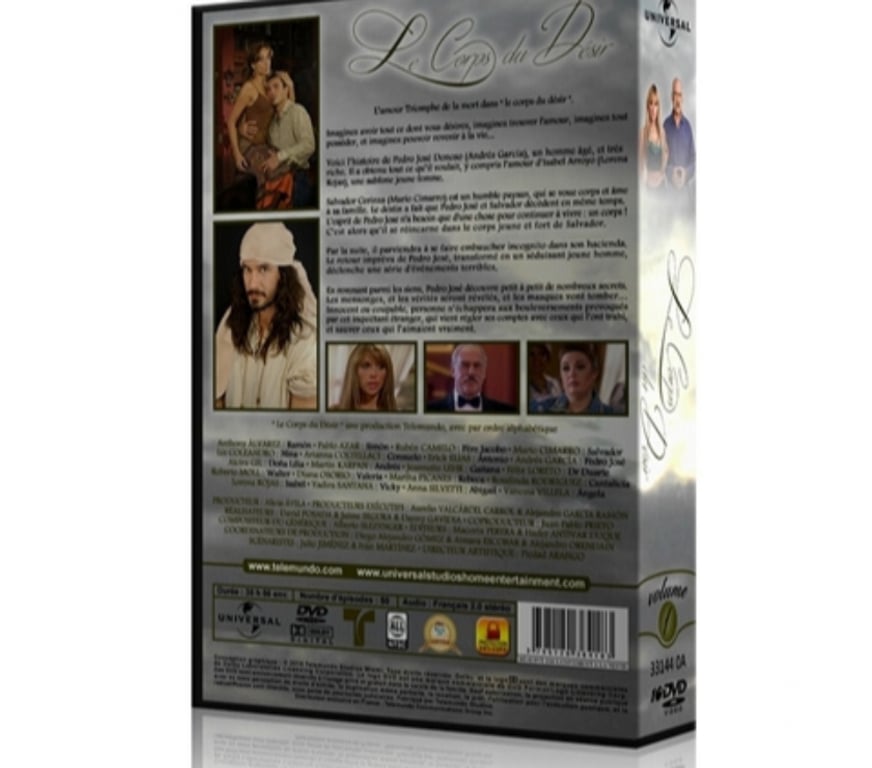 DVD occasion La Réunion Saint denis - 97400 - Photos Vivastreet Le Corps du Désir en Coffret DVD [Telenovelas DVD]
