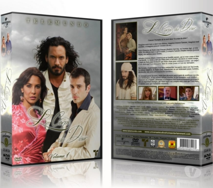 DVD occasion La Réunion Saint denis - 97400 - Photos Vivastreet Le Corps du Désir en Coffret DVD [Telenovelas DVD]