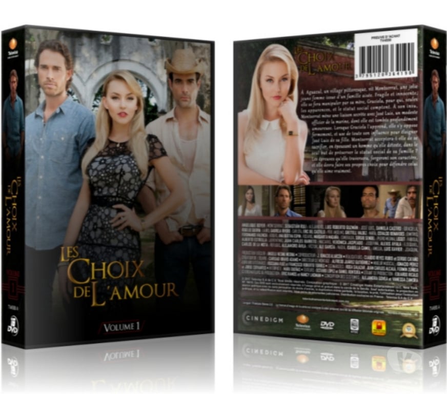 DVD occasion La Réunion Saint denis - 97400 - Photos Vivastreet Les Choix de l'Amour en Coffret DVD [Telenovelas DVD]
