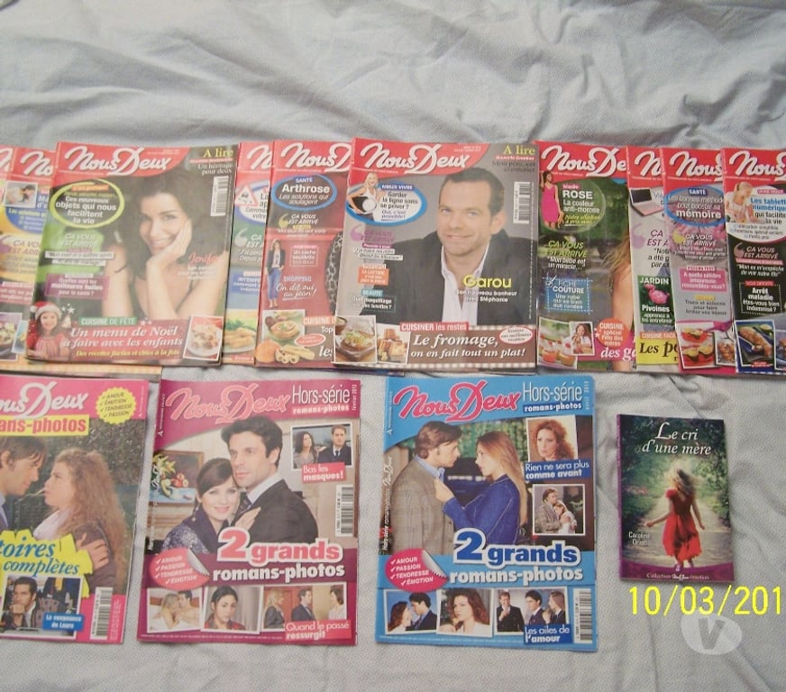 Livres occasion Hauts-de-Seine Issy les Moulineaux - 92130 - Photos Vivastreet 20 magasines neufs de NOUS DEUX