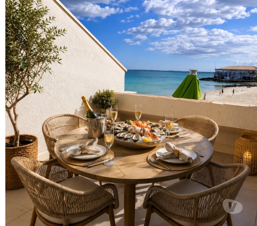 Appartements à vendre Hérault Meze - 34140 - Photos Vivastreet RARE! F3- 65 m²- 1ère ligne, avec terrasse et vue mer
