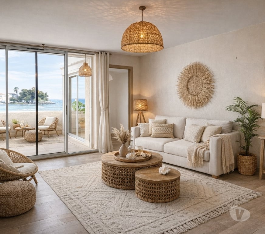 Appartements à vendre Hérault Meze - 34140 - Photos Vivastreet RARE! F3- 65 m²- 1ère ligne, avec terrasse et vue mer