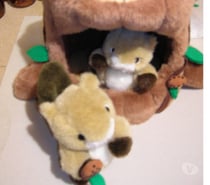 Photos Vivastreet Peluches Duo Ecureuils et Tronc d'Arbre