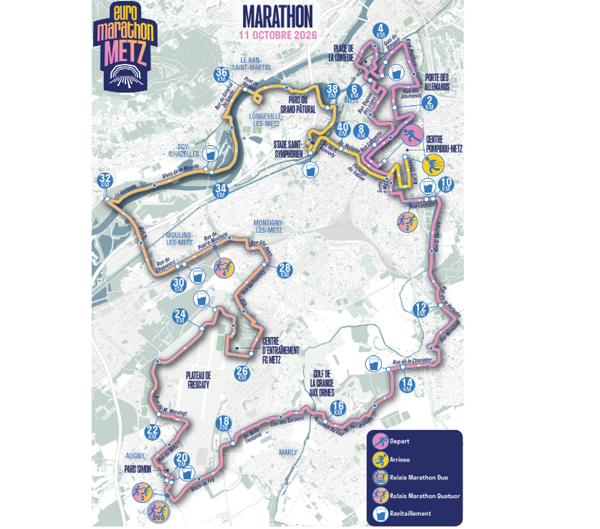 Evenements sportifs Moselle Metz - Photos Vivastreet 1 dossard pour l’Euro Marathon de Metz dimanche 11 octobre