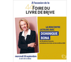 Brive la Gaillarde - Corrèze — Rencontre lecteurs avec Dominique Bona mercredi 30 septembre