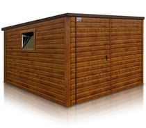 Photos Vivastreet Abri de jardin 3×3 m Monopente Effet bois