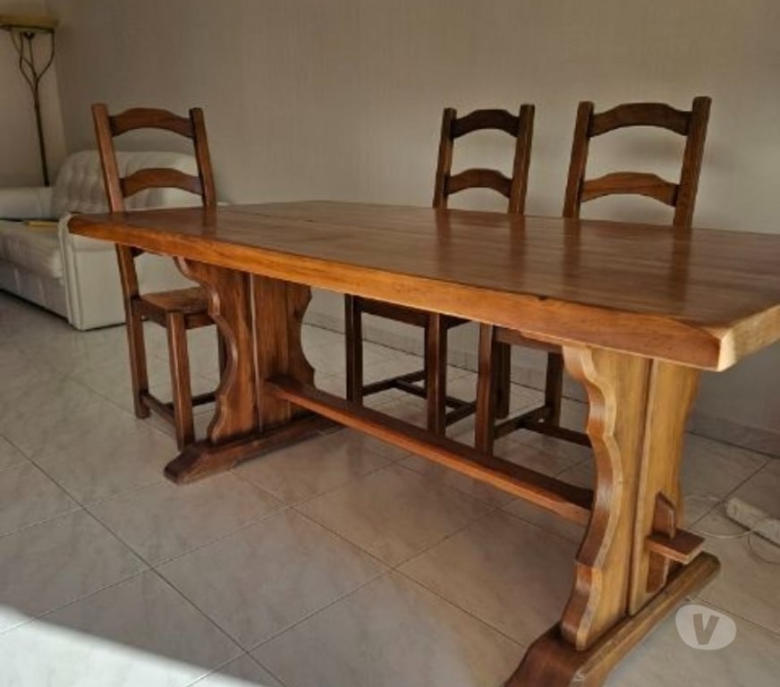 Ameublement & art de la table Oise Achy - 60690 - Photos Vivastreet Vends table salle à manger + 6 chaises en bois massif