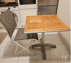 St Laurent du Var - Alpes-Maritimes — Table de cuisine + 2 chaises