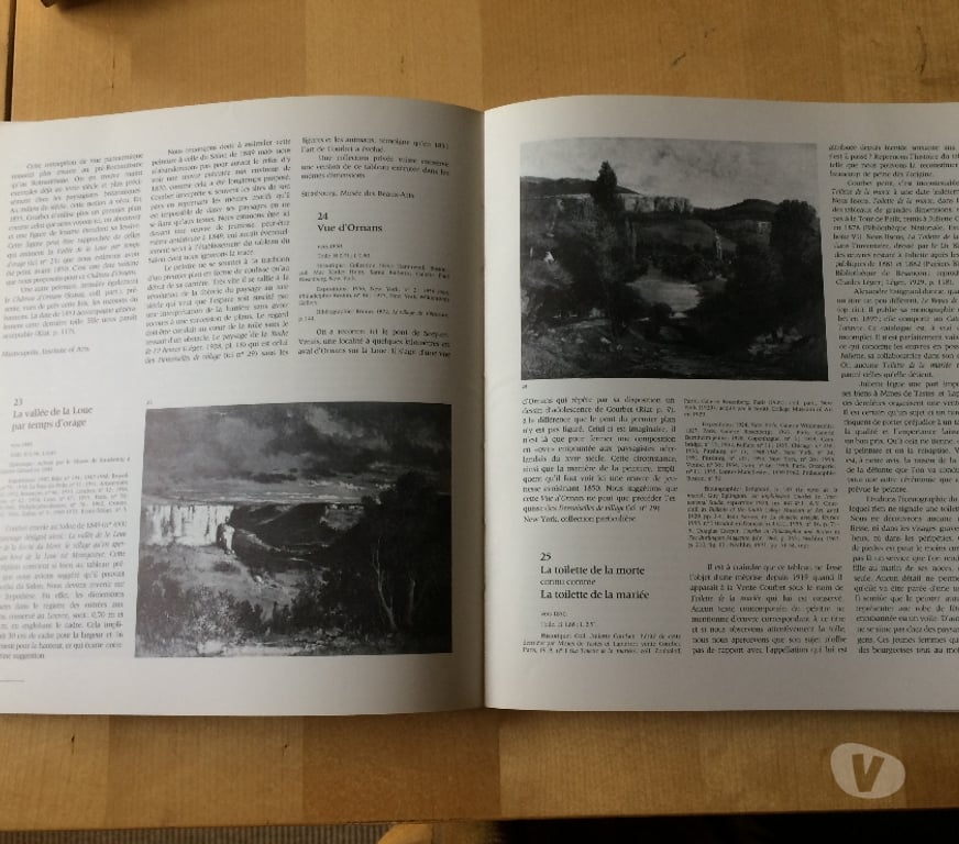 Livres occasion Vendée Grosbreuil - 85440 - Photos Vivastreet Gustave Courbet, catalogue expo Grand Palais 1977-78