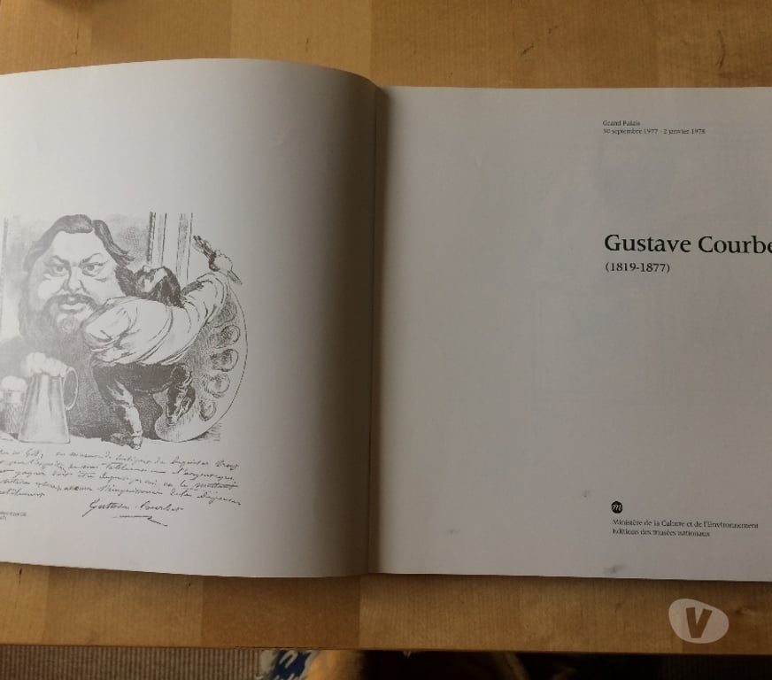 Livres occasion Vendée Grosbreuil - 85440 - Photos Vivastreet Gustave Courbet, catalogue expo Grand Palais 1977-78