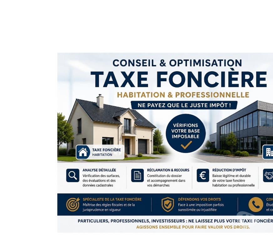 Autre Service Hauts-de-Seine Nanterre - 92000 - Photos Vivastreet AUDIT TAXE FONCIERE