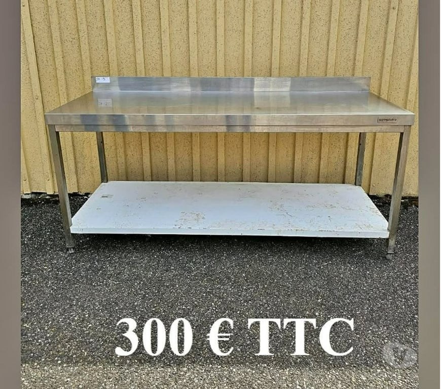 Matériel Bas-Rhin Ostwald - 67540 - Photos Vivastreet Table de travail inox GGM Gastro (JG 13)
