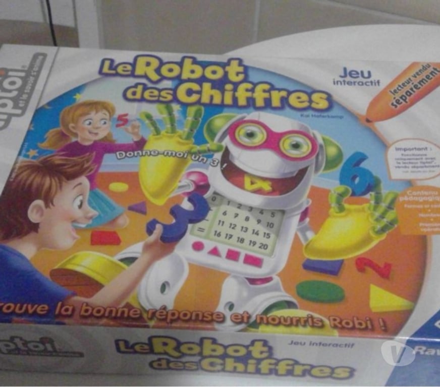 Jeux - Jouets Dordogne Parcoul - 24410 - Photos Vivastreet Le Robot des chiffres Tiptoi (ravensburger)