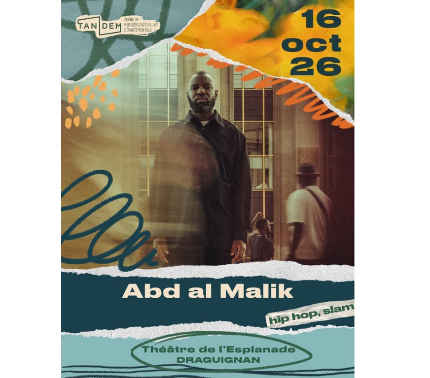 Spectacles Var Draguignan - Photos Vivastreet 2 billets : Abd Al Malik à Draguignan vendredi 16 octobre