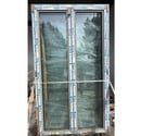 Porte fenêtre deux vantaux en alu Haut 2470 Larg 1440
