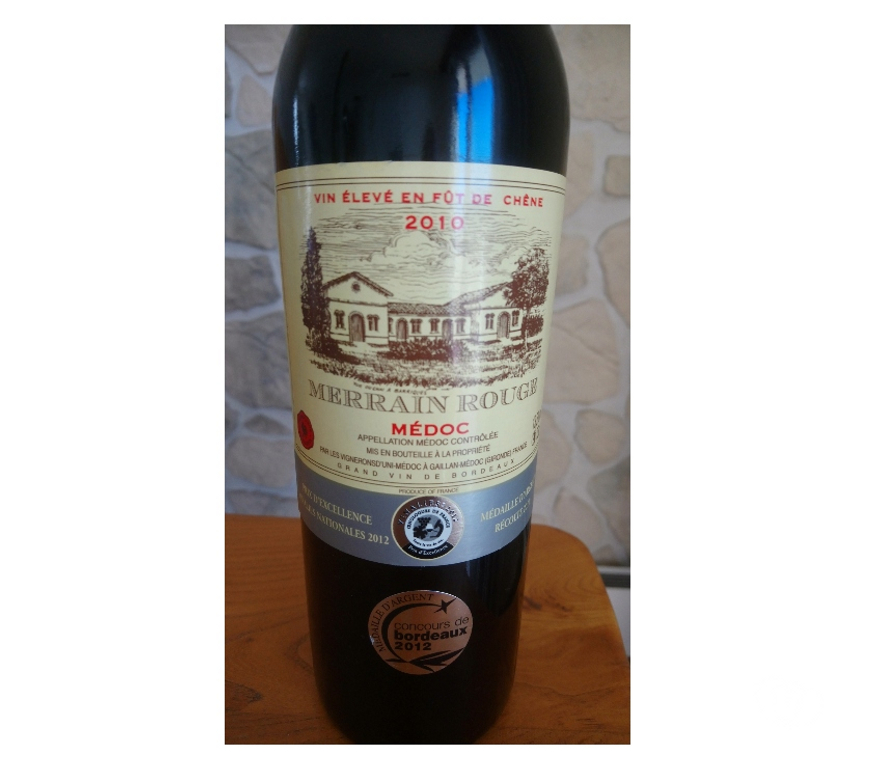 Vins - Gastronomie Seine-Saint-Denis La Courneuve - 93120 - Photos Vivastreet Vin Merrain Médoc