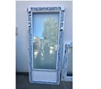 Porte fenêtre pvc blanc un vantail Haut 2180 Larg 980