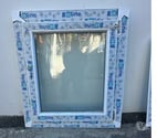 St Martin de Cornas - Givors — Fenêtre pvc blanc un vantail Haut 900   Larg 780