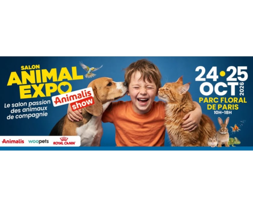 Paris 12ème ardt - Paris — 2 billets le salon Animal Expo les 24 et 25 octobre à Paris
