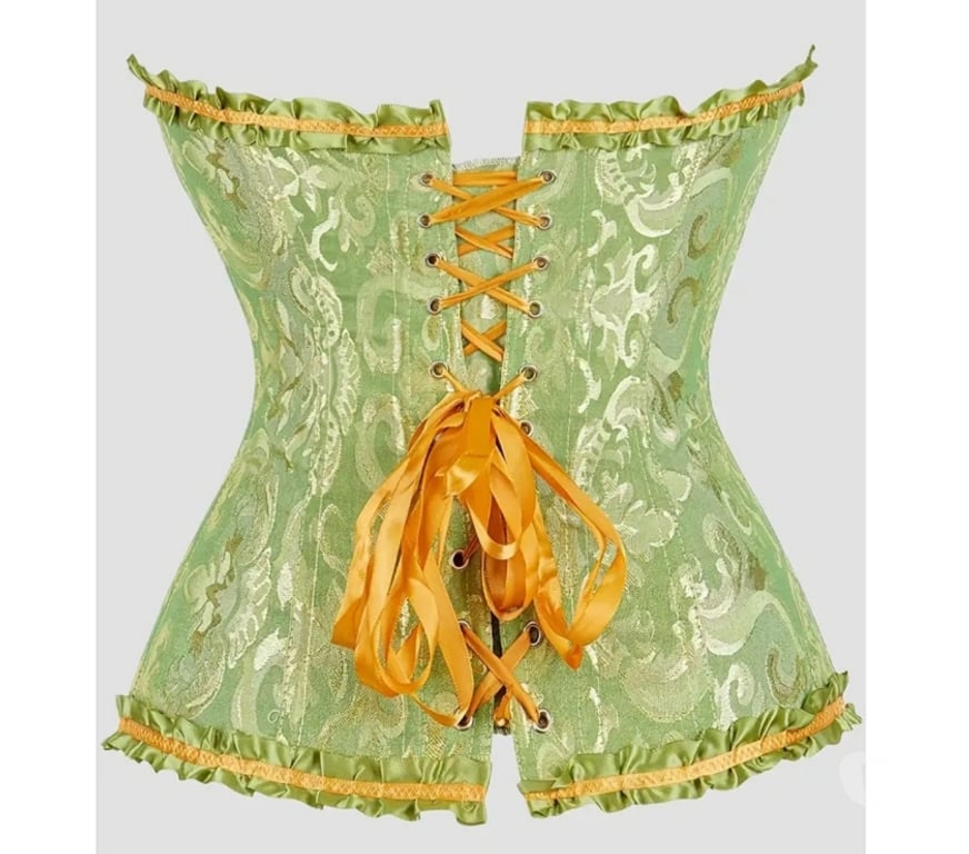 Vêtements occasion Bas-Rhin Haguenau - Photos Vivastreet Corset bustier vert à motifs baroques