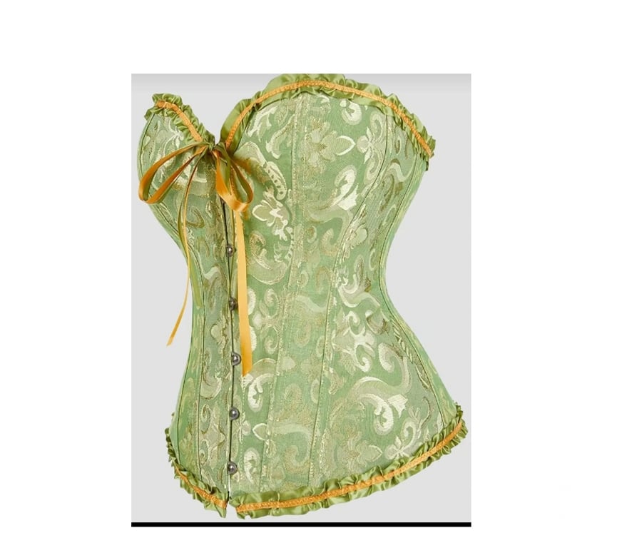 Vêtements occasion Bas-Rhin Haguenau - Photos Vivastreet Corset bustier vert à motifs baroques