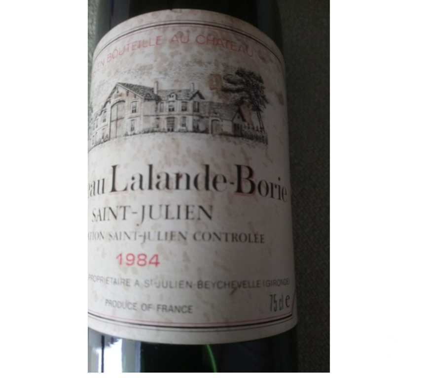 Vins - Gastronomie Seine-Saint-Denis La Courneuve - 93120 - Photos Vivastreet Château Lalande-Borie Saint-Julien 1984
