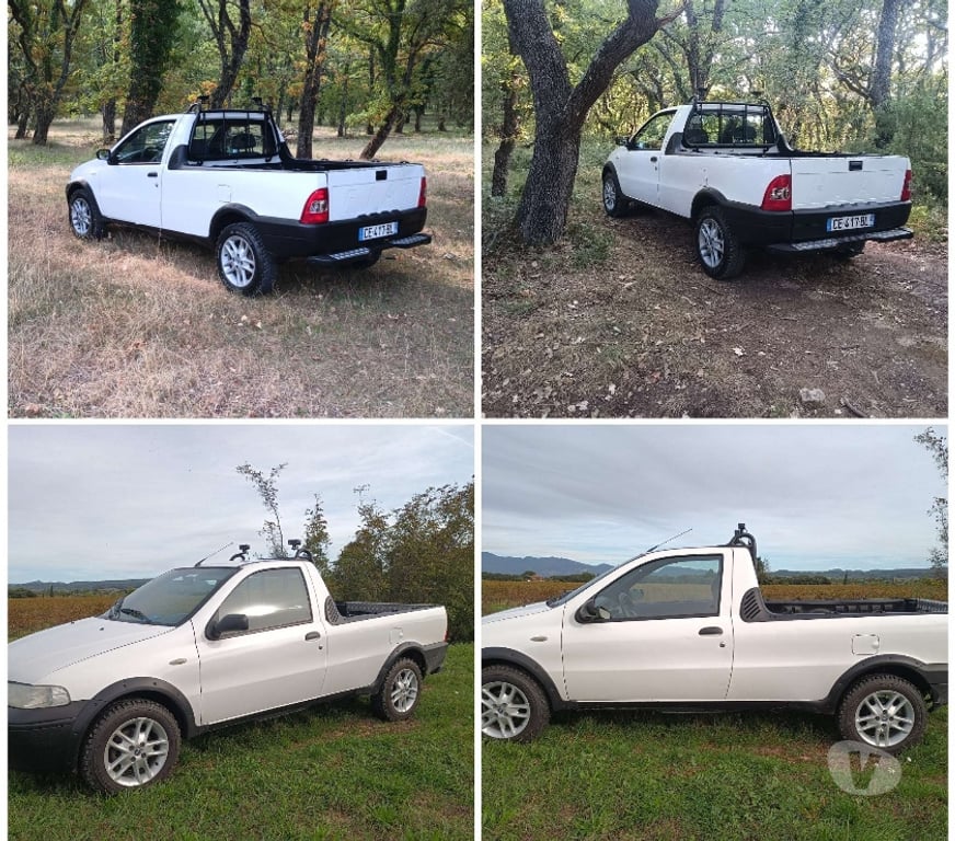 Voiture d'occasion Drôme Grignan - 26230 - Photos Vivastreet Fiat Strada Pick-up 1.9D Entièrement révisée