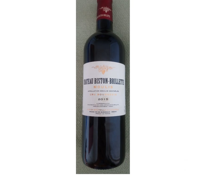 Vins - Gastronomie Seine-Saint-Denis La Courneuve - 93120 - Photos Vivastreet Château Biston-Brillette Cru Bourgeois 2015