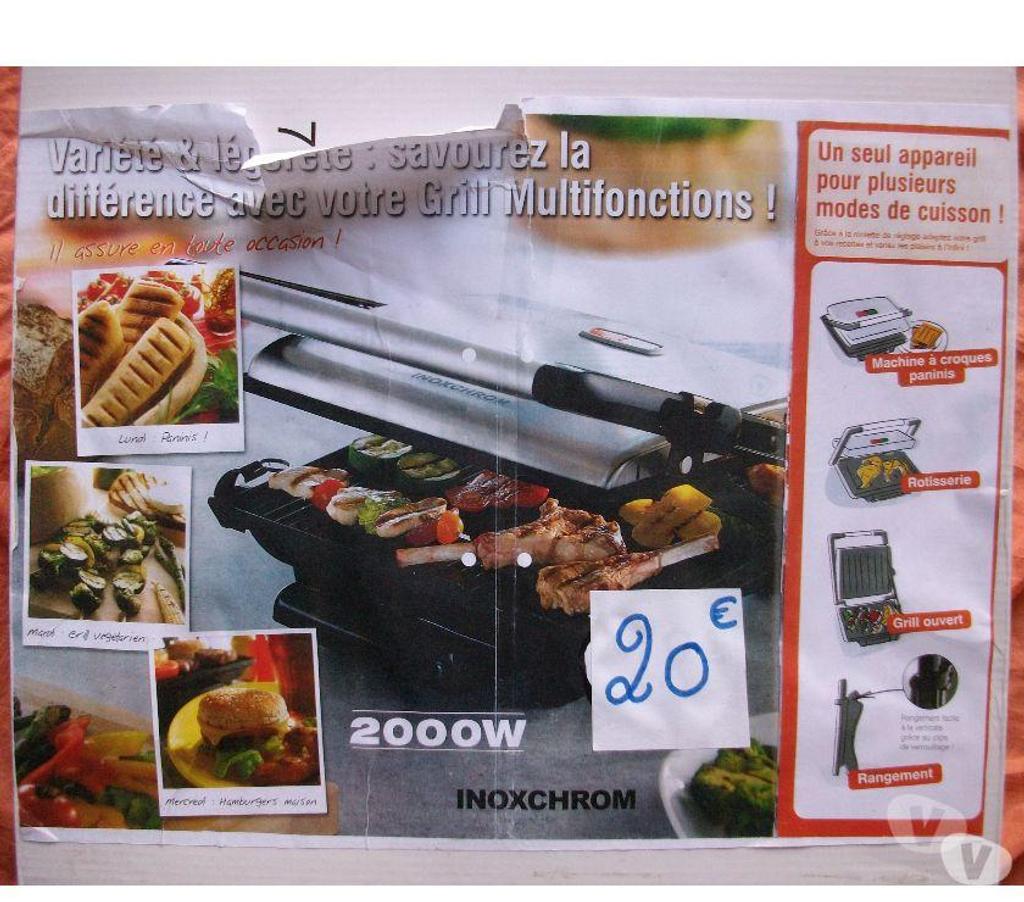 Electroménager occasion Bas-Rhin Bouxwiller - 67330 - Photos Vivastreet Grill Multifonctions de Table- Neuve