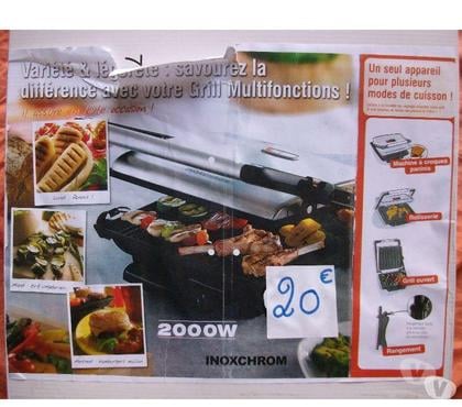 Electroménager Bouxwiller Bas-Rhin - Photos Vivastreet Grill Multifonctions de Table- Neuve