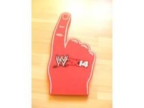Main en mousse à l'effigie de la WWE