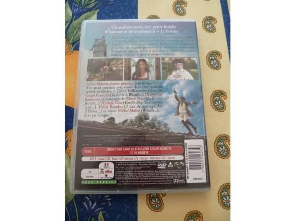 DVD occasion Moselle Feves - 57280 - Photos Vivastreet dvd fanfan la tulipe film cinéma perez vincent TV cruz penel