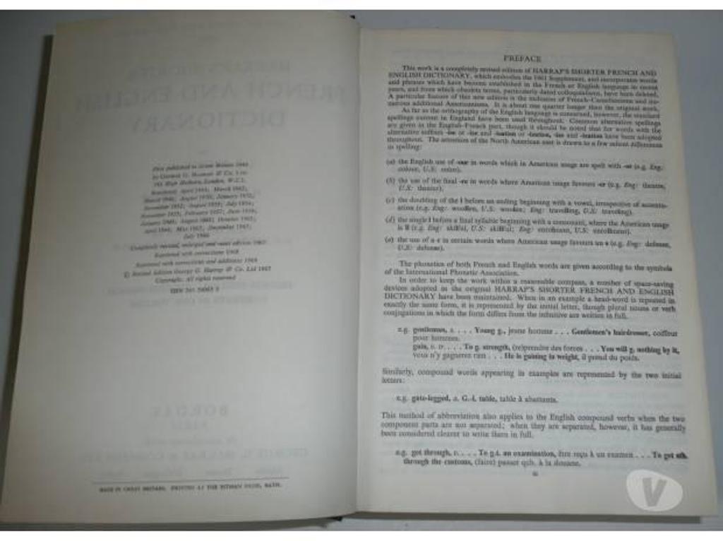 Livres occasion Seine-et-Marne Meaux - 77100 - Photos Vivastreet Dictionnaire Français-Anglais/Anglais Franç HARRAP'S SHORTER