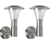 2 Garden Wall Lights