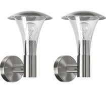 2 Garden Wall Lights