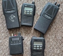 Walkie-talkie two-way radio repairs, UK postal service