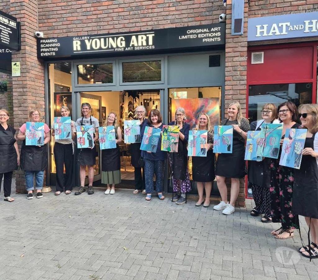cooking courses Wokingham Barkham - Wokingham - Photos for Art Event Painting Classes in an art gallery in Wokingham
