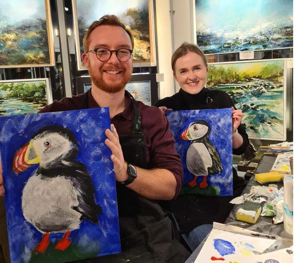 cooking courses Wokingham Barkham - Wokingham - Photos for Art Event Painting Classes in an art gallery in Wokingham