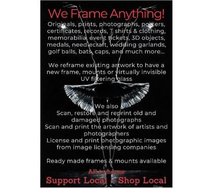 Other Services Barkham Wokingham - Photos for Bespoke Framing Service - Pictures, Art, Memorabilia, Shirts