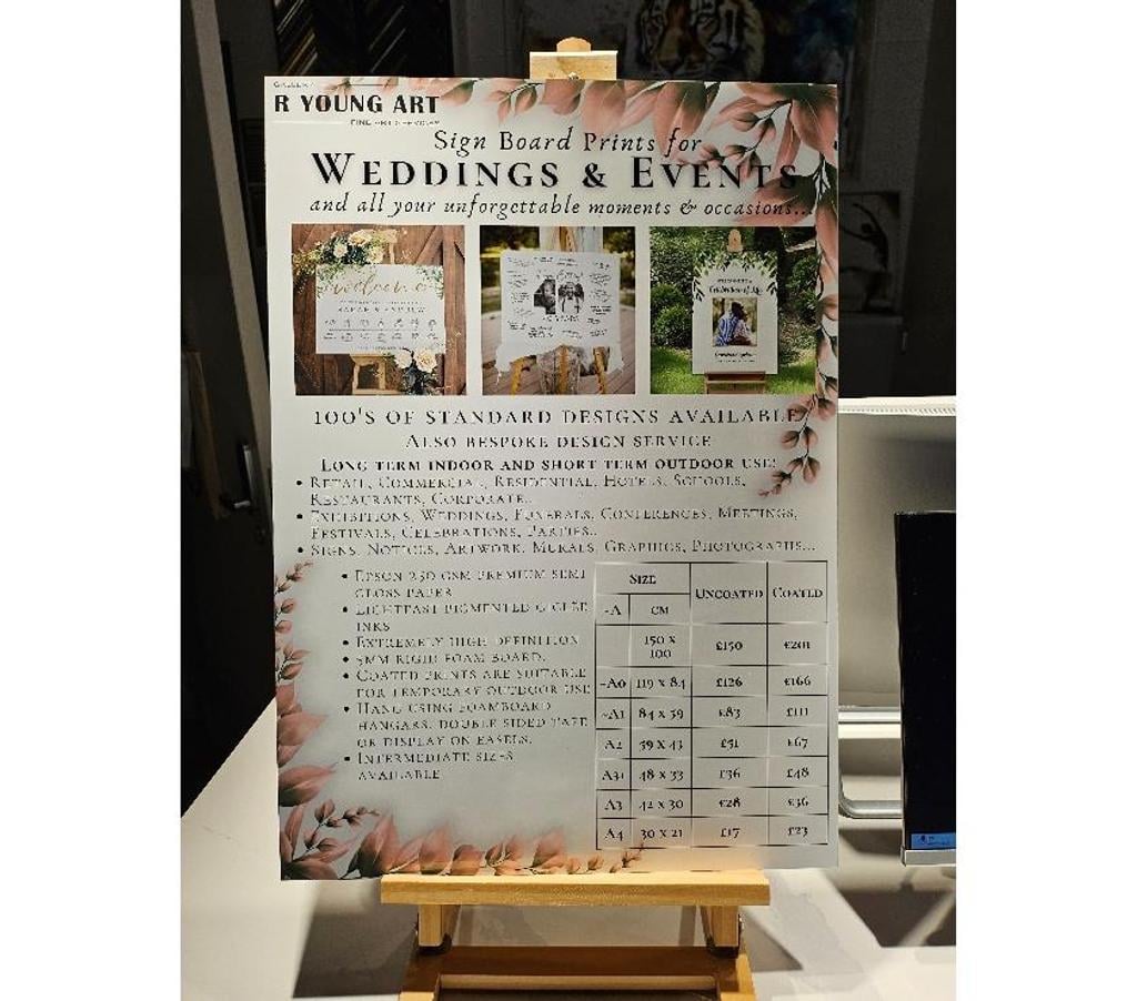 Other Services Wokingham Barkham - Wokingham - Photos for Sign Board Prints for Weddings, Events, Promotions & Notices