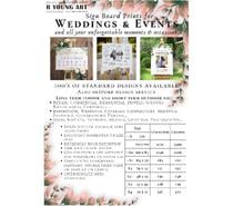 Sign Board Prints for Weddings, Events, Promotions & Notices