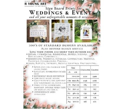 Other Services Barkham Wokingham - Photos for Sign Board Prints for Weddings, Events, Promotions & Notices