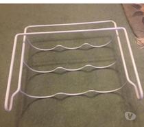 Fridge shelf for 3 bottles colour white new condition