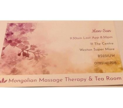  massage Weston-Super-Mare North Somerset - Photos for MONGOLIAN MASSAGE THERAPY & TEA ROOM NEW