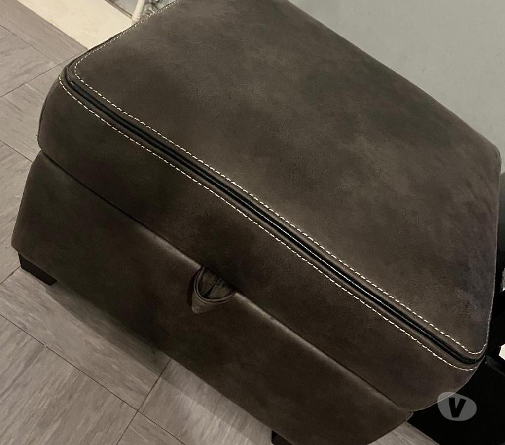 Furniture West London Hillingdon - Photos for DEACON 2 SEATER POWER WCONSOLE + DEACON STORAGE FOOTSTOOL