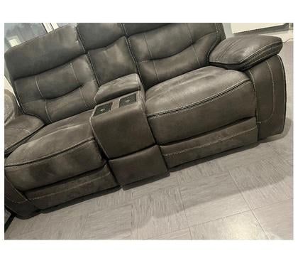 Secondhand furniture Hayes Hillingdon - Photos for DEACON 2 SEATER POWER WCONSOLE + DEACON STORAGE FOOTSTOOL
