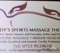 Sports massage therapy