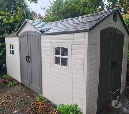 garden furniture for sale Arthurs Hill Newcastle upon Tyne - Photos for LIFETIME 15 FT. X 8 FT. OUTDOOR STORAGE SHED - PLASTIC