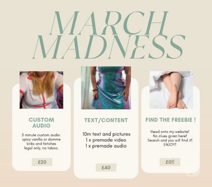 Photos for March offers & Freebies on my website, click to enjoy!