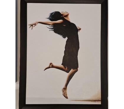 souvenirs Barkham Wokingham - Photos for Leap Into The Unknown - Hand Embellished Ltd Edition Print